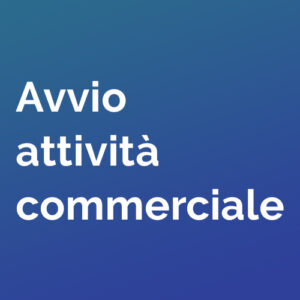 Avvio attività commerciale