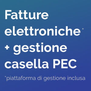 Acquisto fatture elettroniche + gestione casella PEC